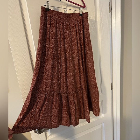 UpWest Dresses & Skirts - Brown Tiered Women's Skirt